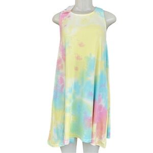 Kiwi & Punch Colorful Tie-Dye Sleeveless Dress Size S